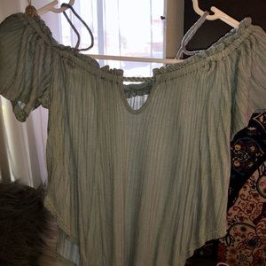Off the shoulder top